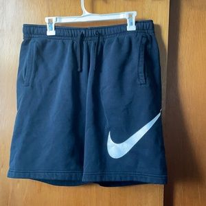 Nike Men’s Black Sweatpant Shorts